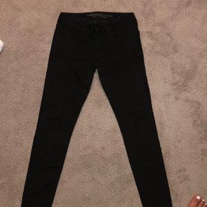 American Eagle Super Stretch Black Jegging